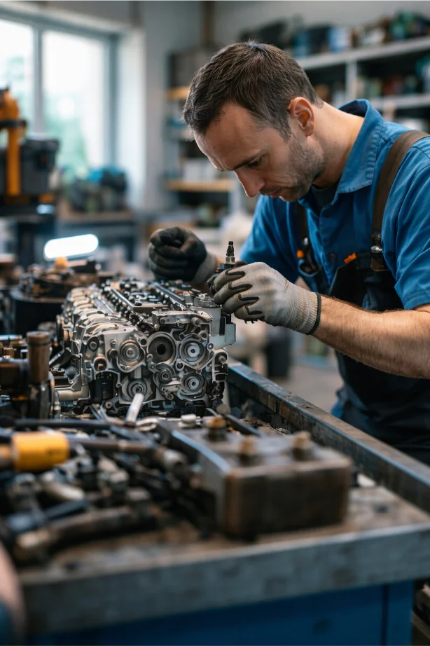 Engine Rebuild Precision Assembly