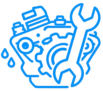 Engine strip down icon