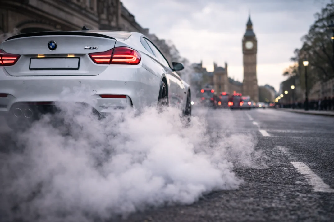 Excessive smoke coming out from BMW car which needs engine rebuild