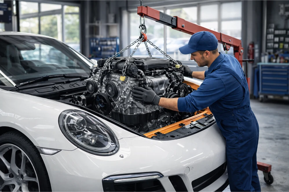 Porche engine resinstallation repair engines uk
